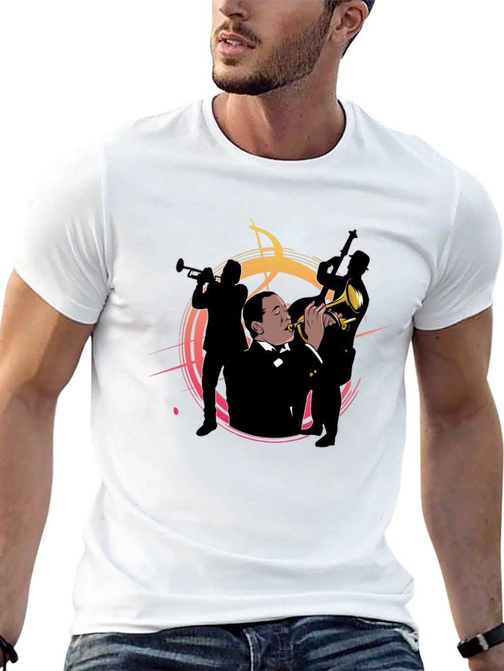 Jazz Musicians Black T-Shirt