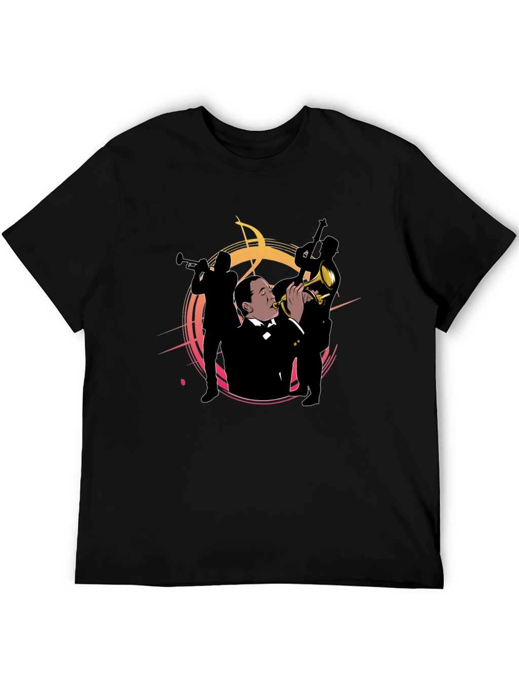 Jazz Musicians Black T-Shirt