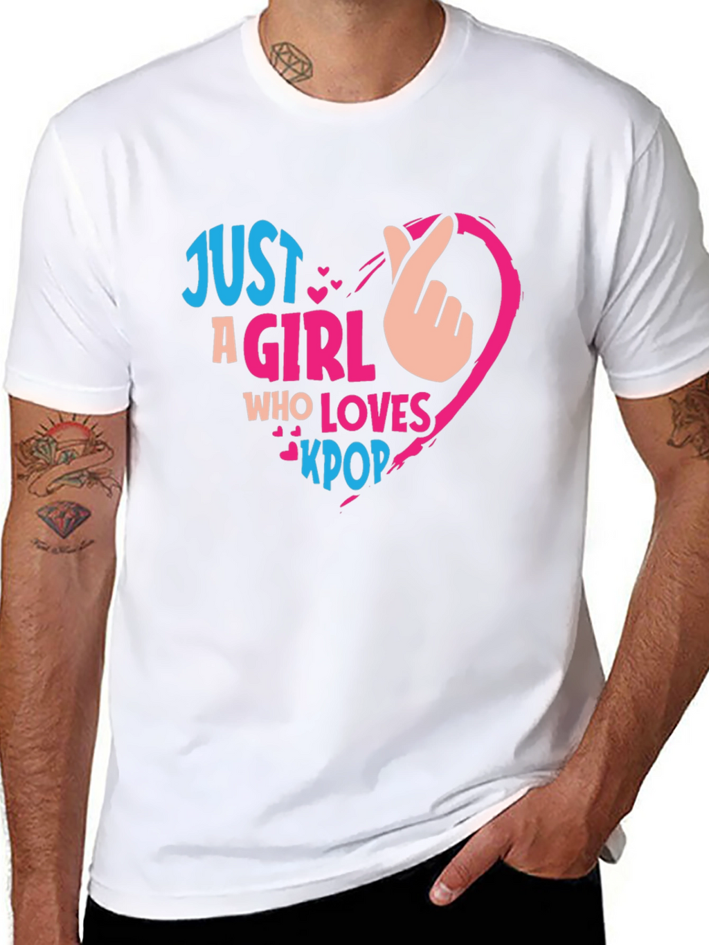 Just A Girl Who Loves Kpop T-Shirt