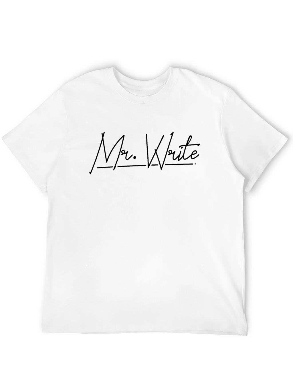 Mr. Write Black Graphic Tee