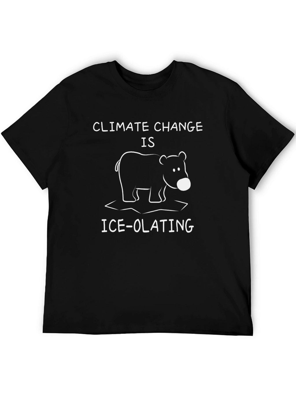 Climate Change Bear Graphic T-Shirt