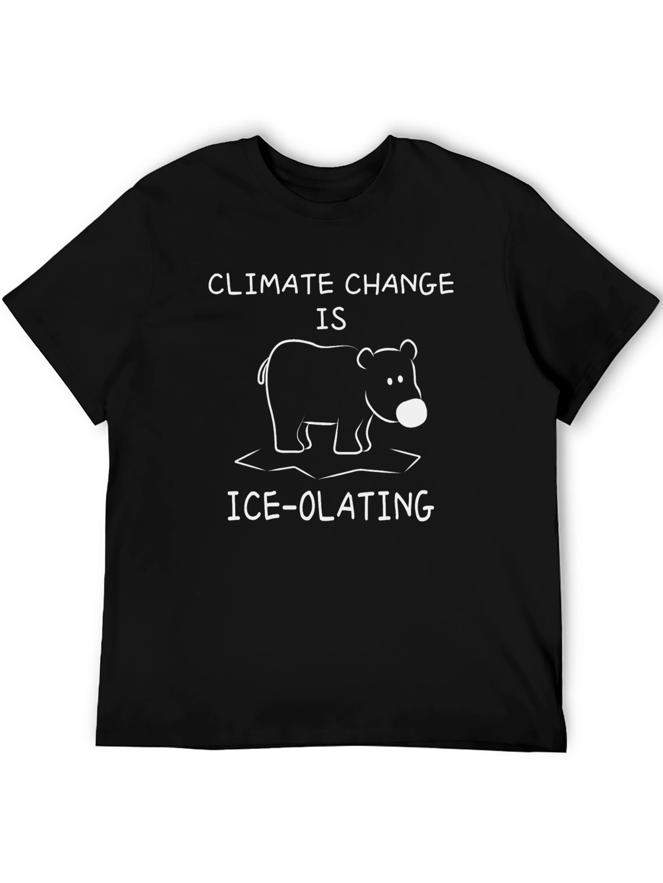 Climate Change Bear Graphic T-Shirt