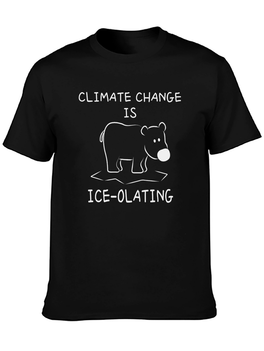 Climate Change Bear Graphic T-Shirt