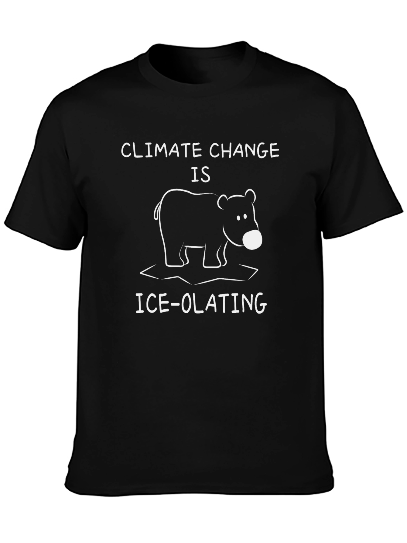 Climate Change Bear Graphic T-Shirt