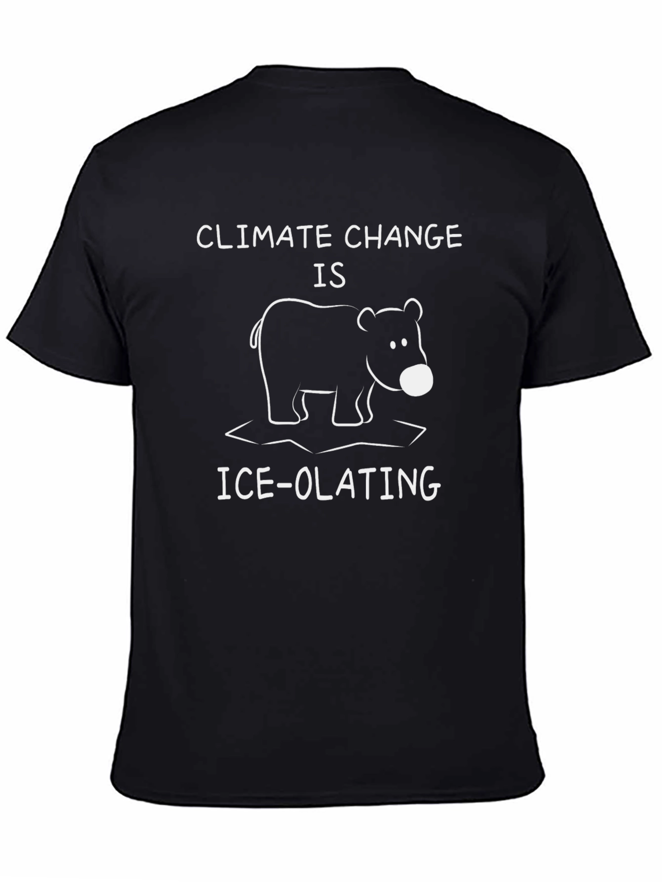 Climate Change Bear Graphic T-Shirt