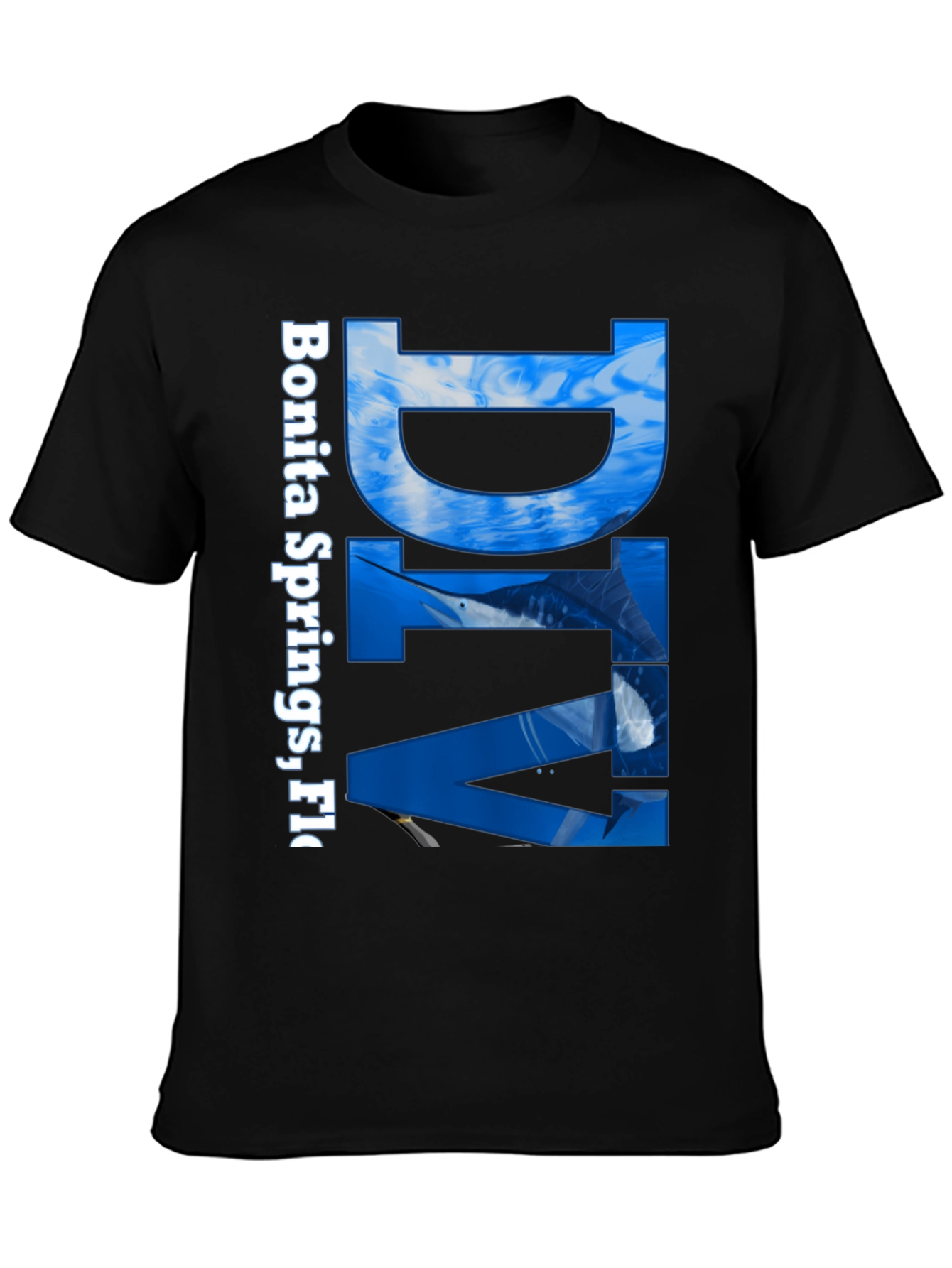 Bonita Springs FL Fishing T-Shirt - Marlin Graphic Tee