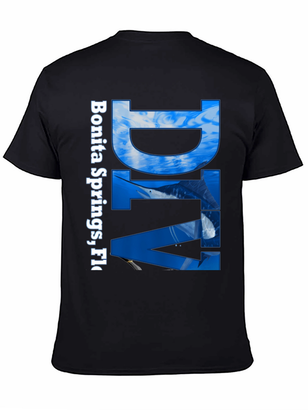Bonita Springs FL Fishing T-Shirt - Marlin Graphic Tee