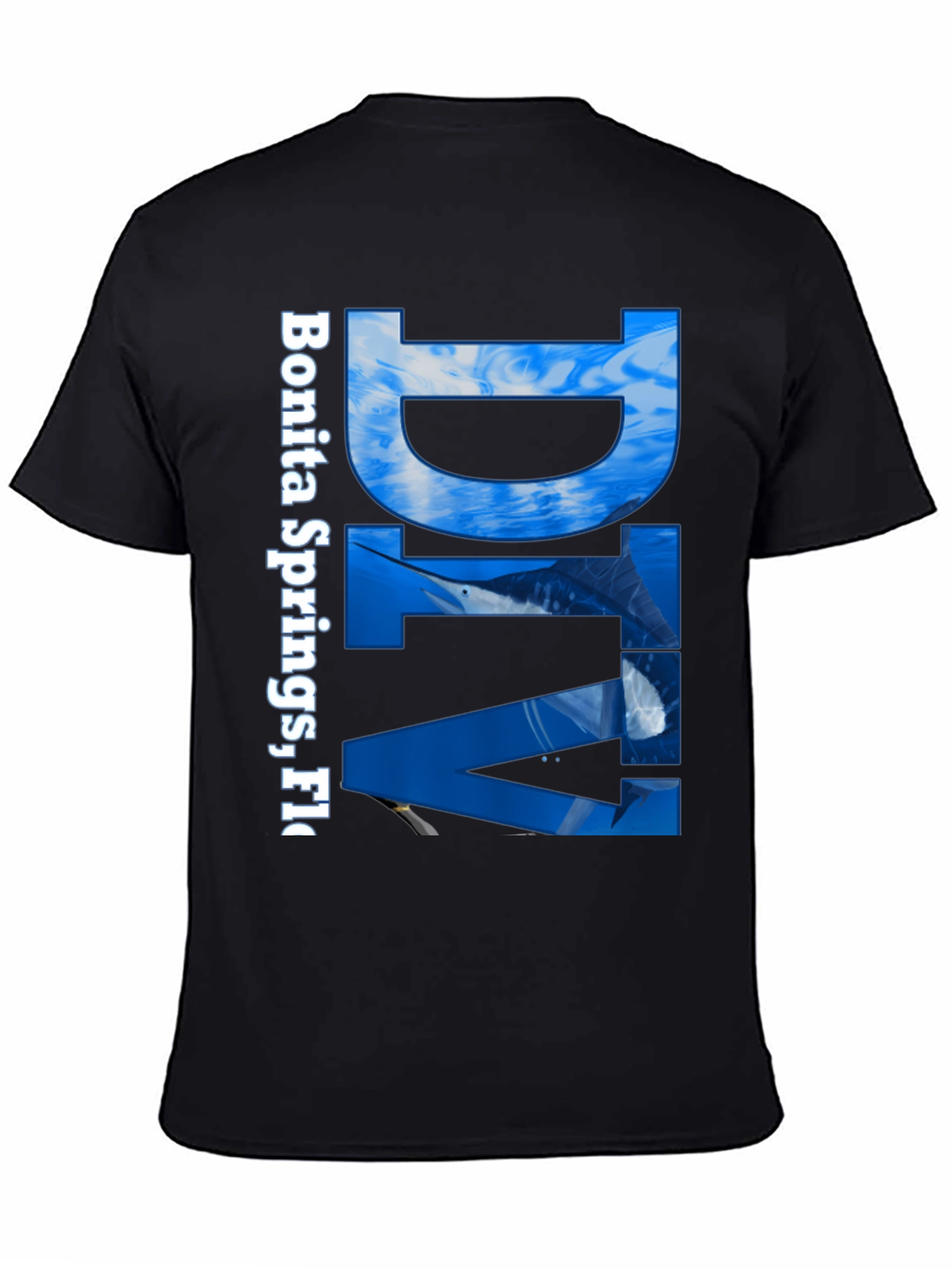 Bonita Springs FL Fishing T-Shirt - Marlin Graphic Tee