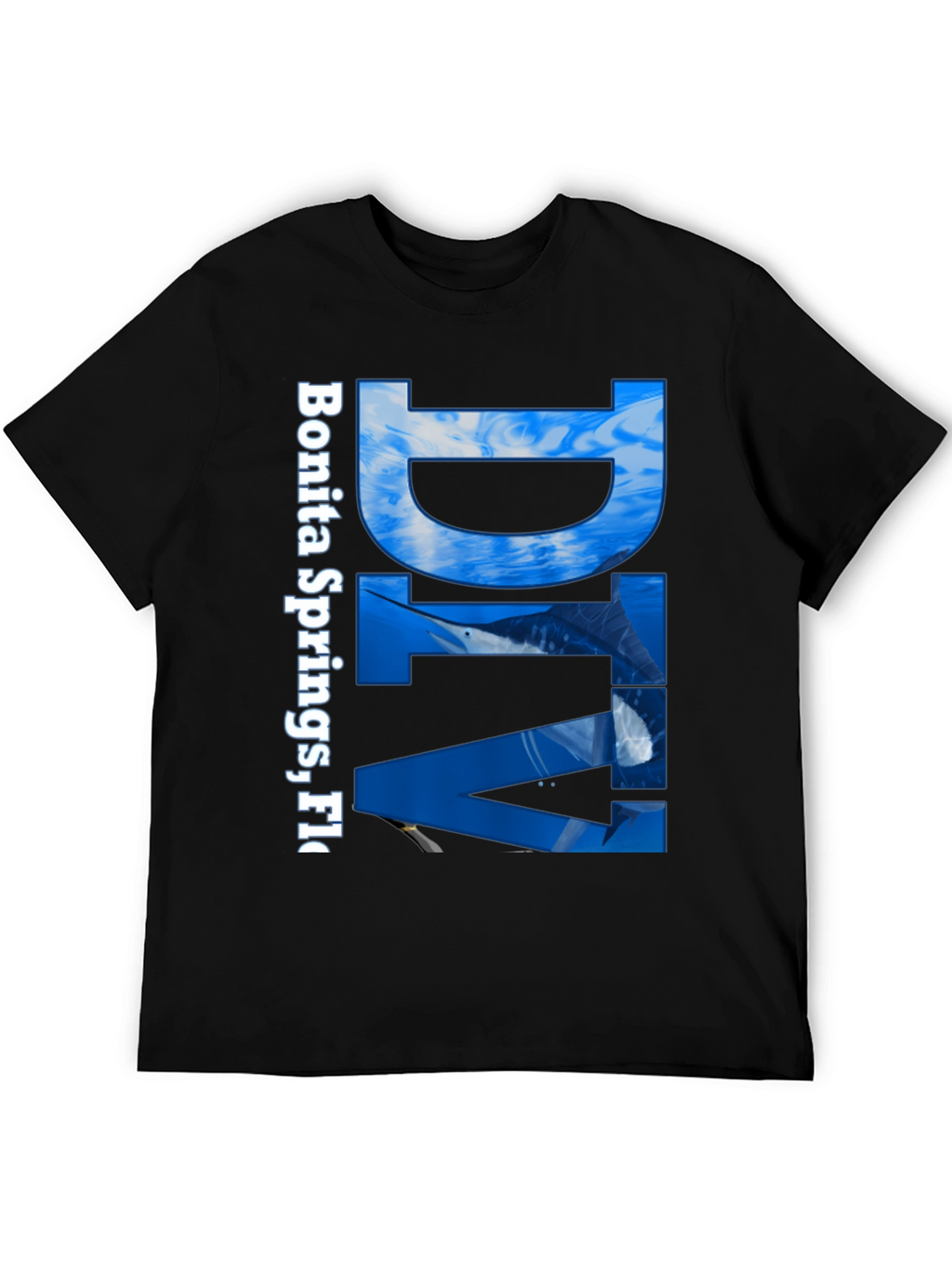 Bonita Springs FL Fishing T-Shirt - Marlin Graphic Tee