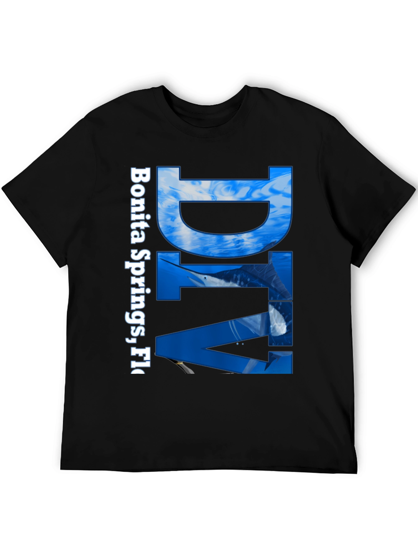 Bonita Springs FL Fishing T-Shirt - Marlin Graphic Tee
