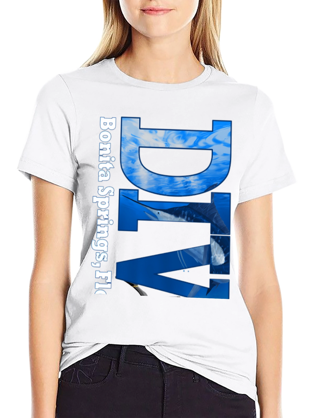 Bonita Springs FL Fishing T-Shirt - Marlin Graphic Tee