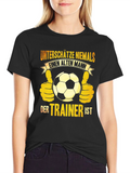 Old Man Trainer Soccer T-Shirt