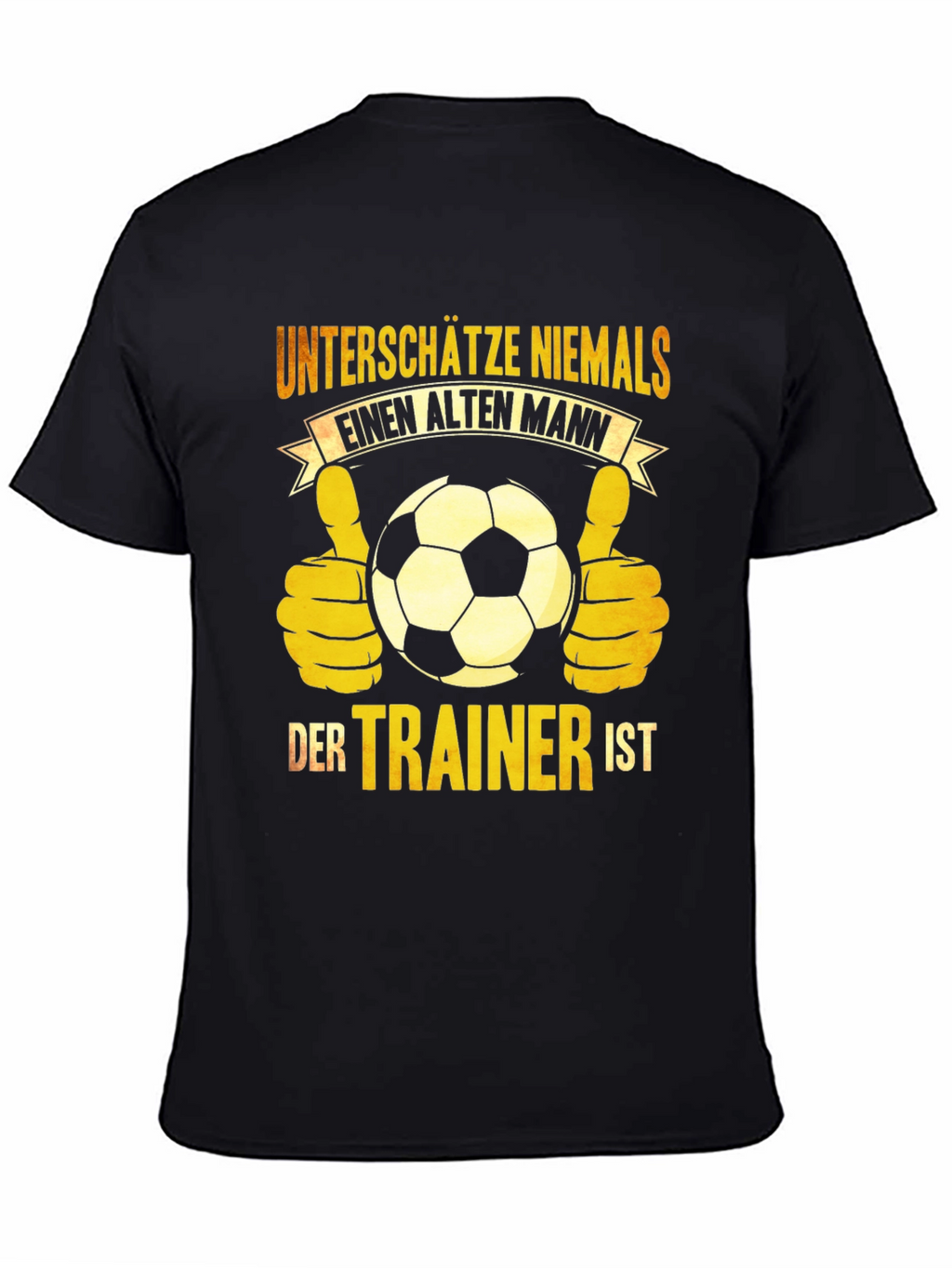 Old Man Trainer Soccer T-Shirt