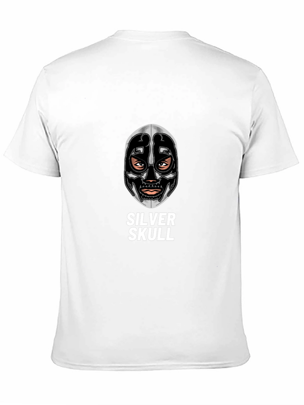 Silver Skull Graphic Tee - Unique Design