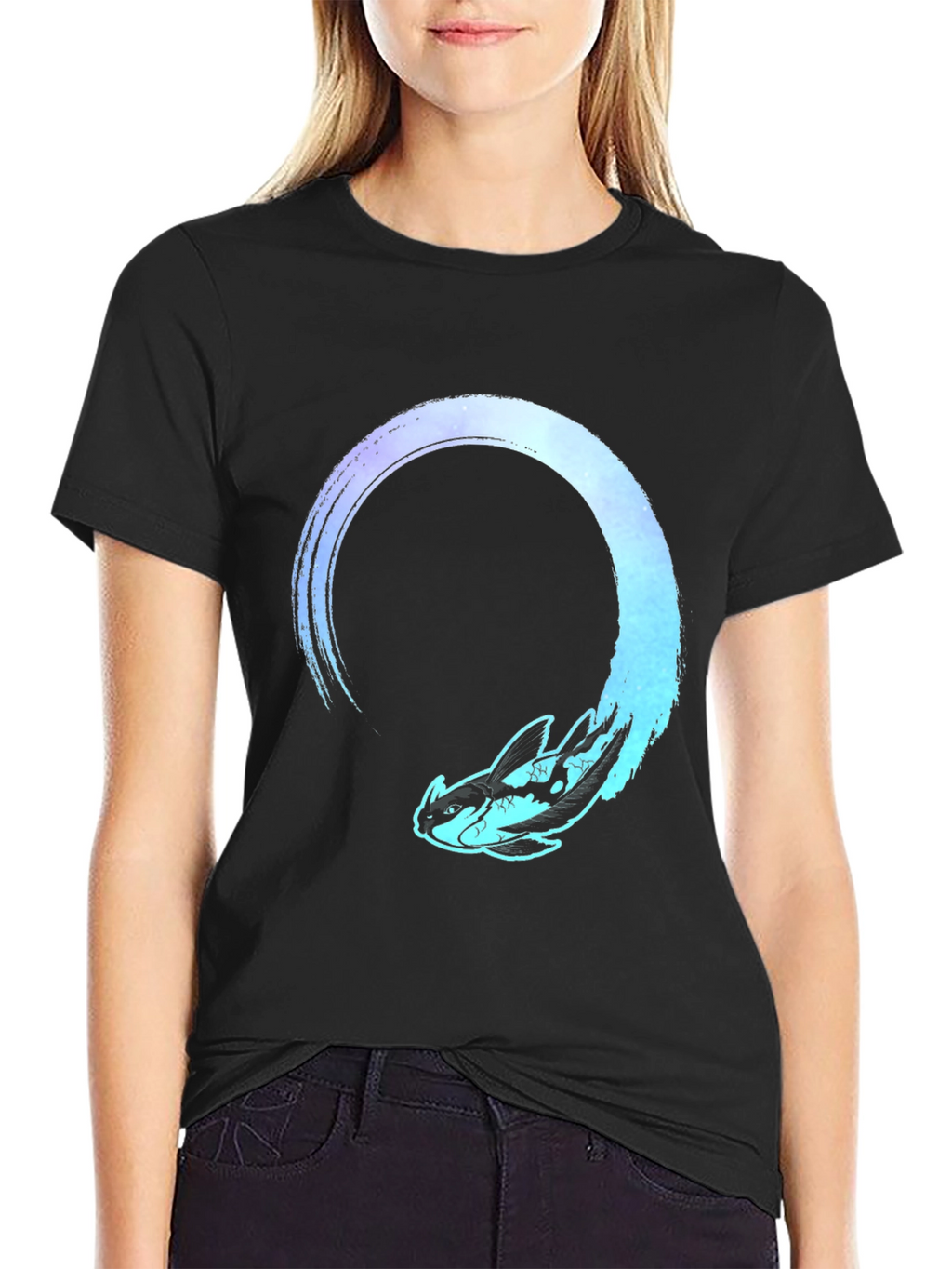 Night Fury T-Shirt - Dragon Zen Circle Design