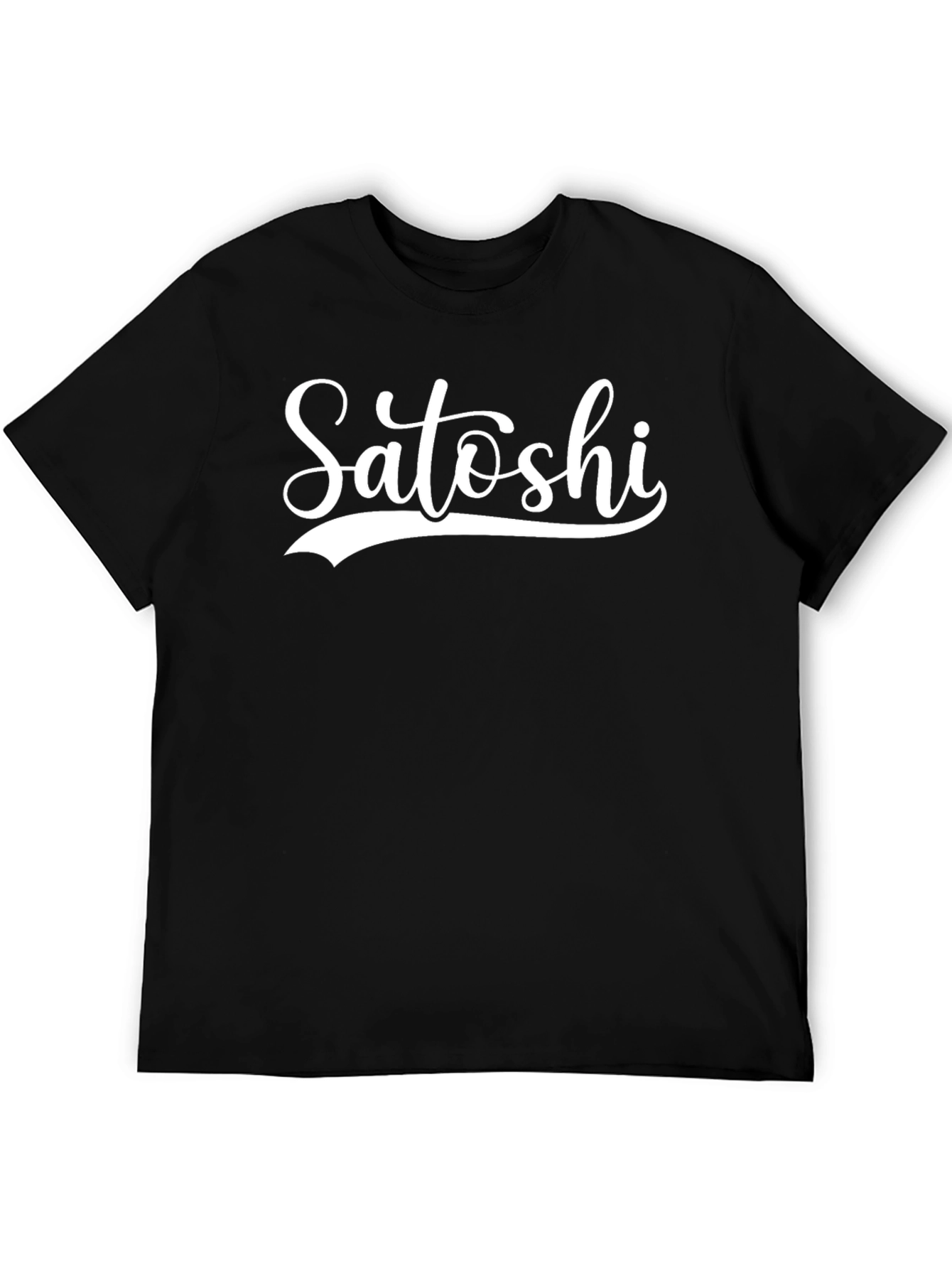 Satoshi Black Graphic T-Shirt