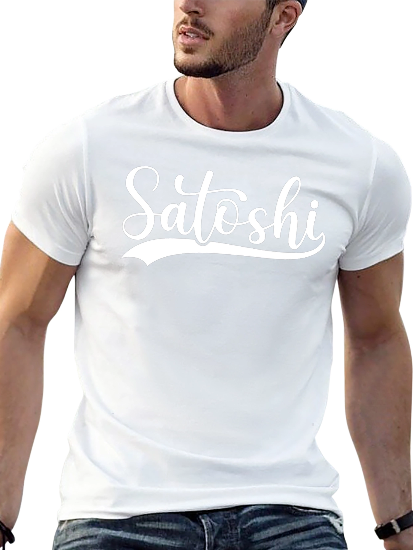 Satoshi Black Graphic T-Shirt
