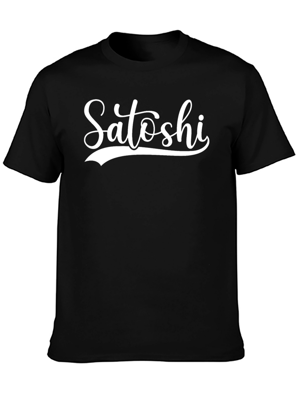 Satoshi Black Graphic T-Shirt
