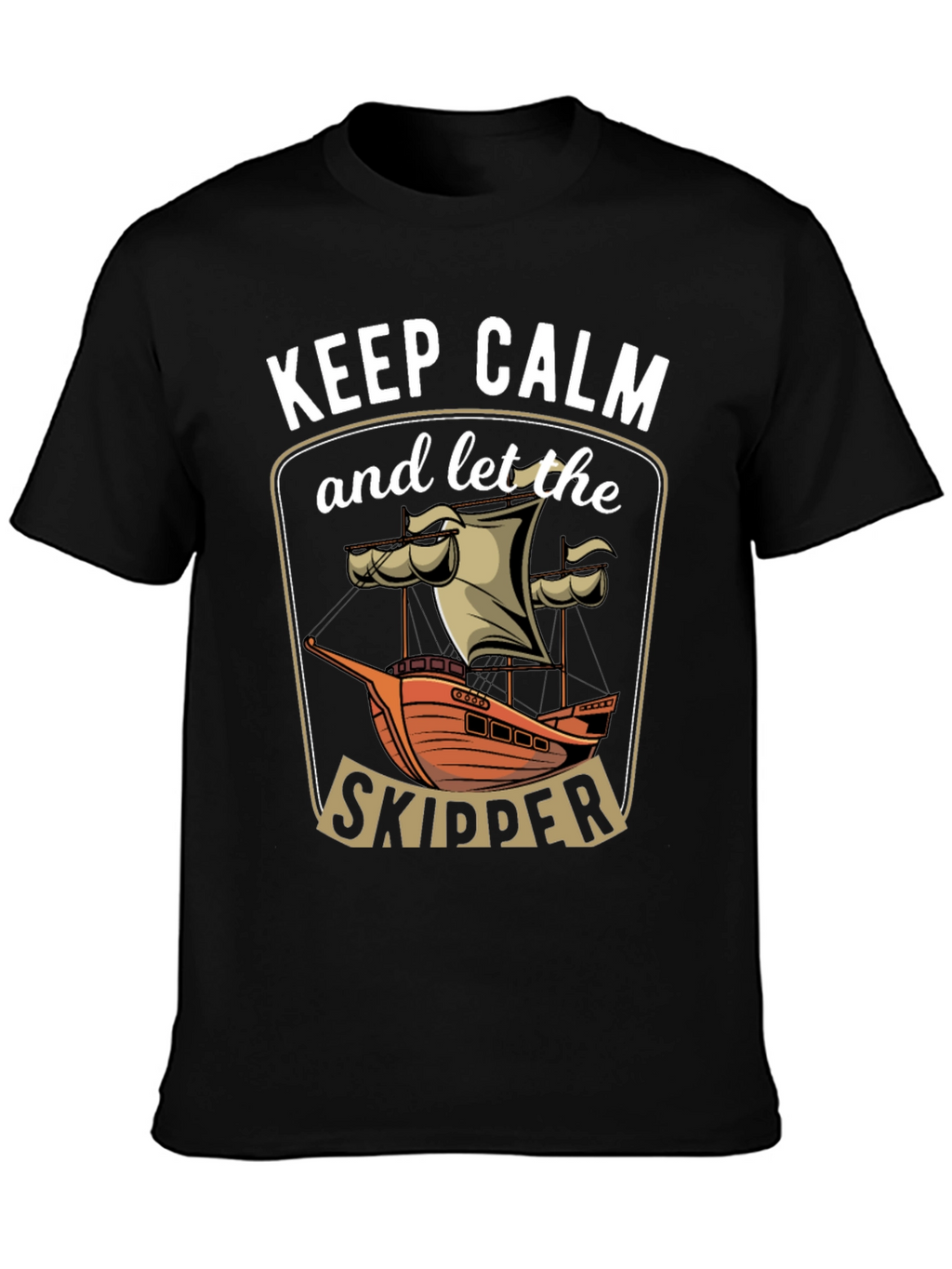 Keep Calm Skipper Graphic T-Shirt