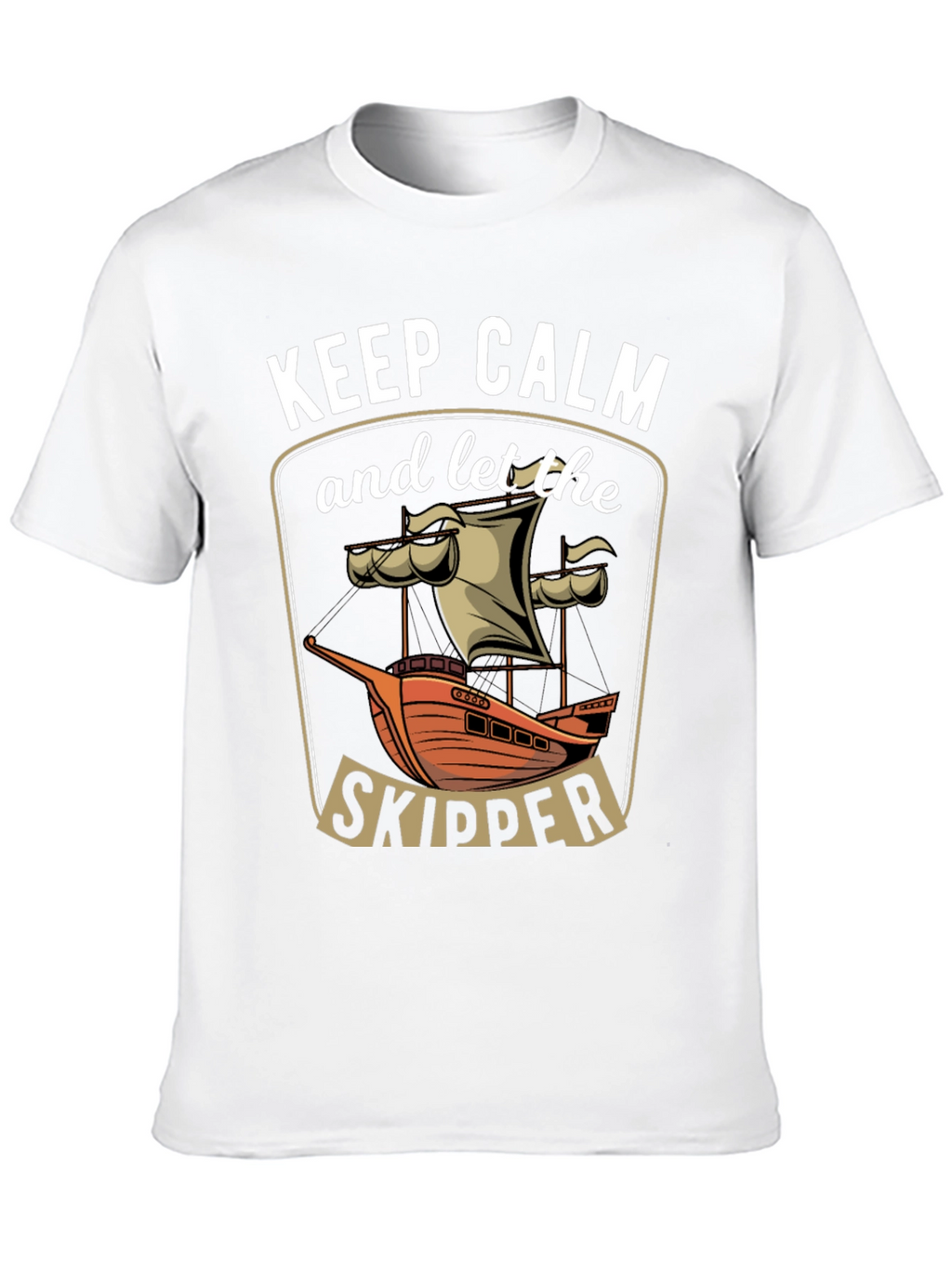 Keep Calm Skipper Graphic T-Shirt