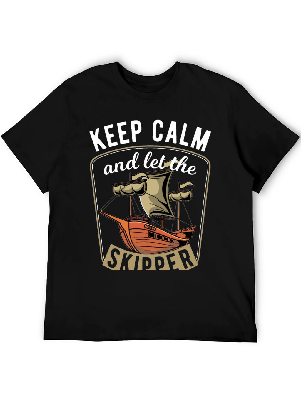 Keep Calm Skipper Graphic T-Shirt
