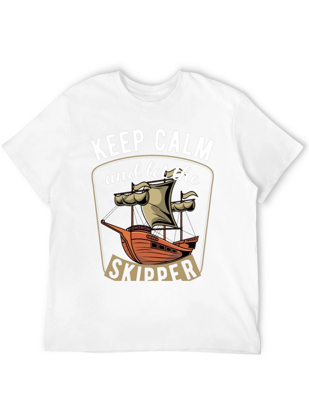 Keep Calm Skipper Graphic T-Shirt