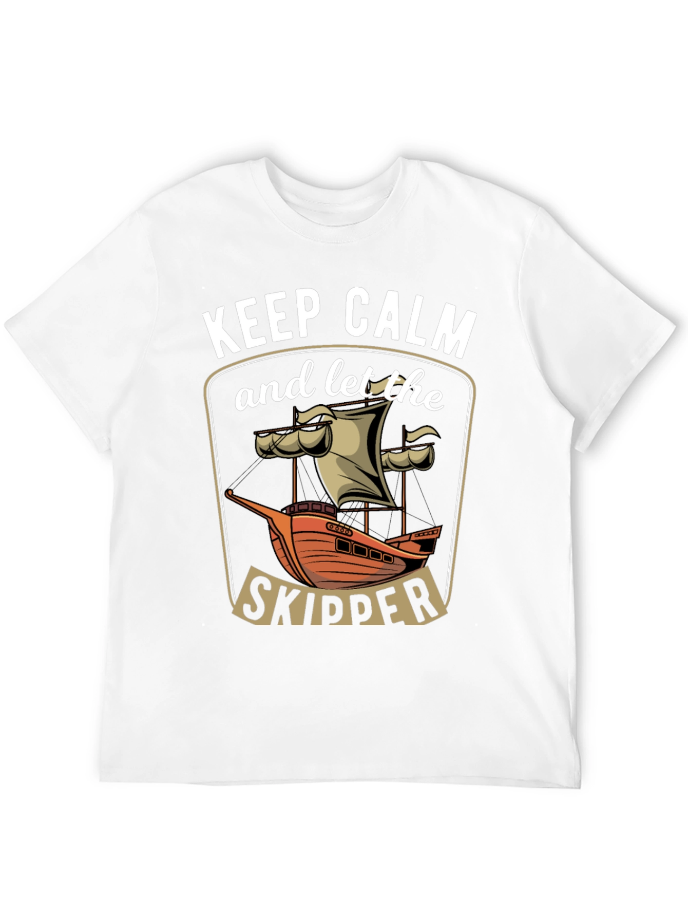 Keep Calm Skipper Graphic T-Shirt
