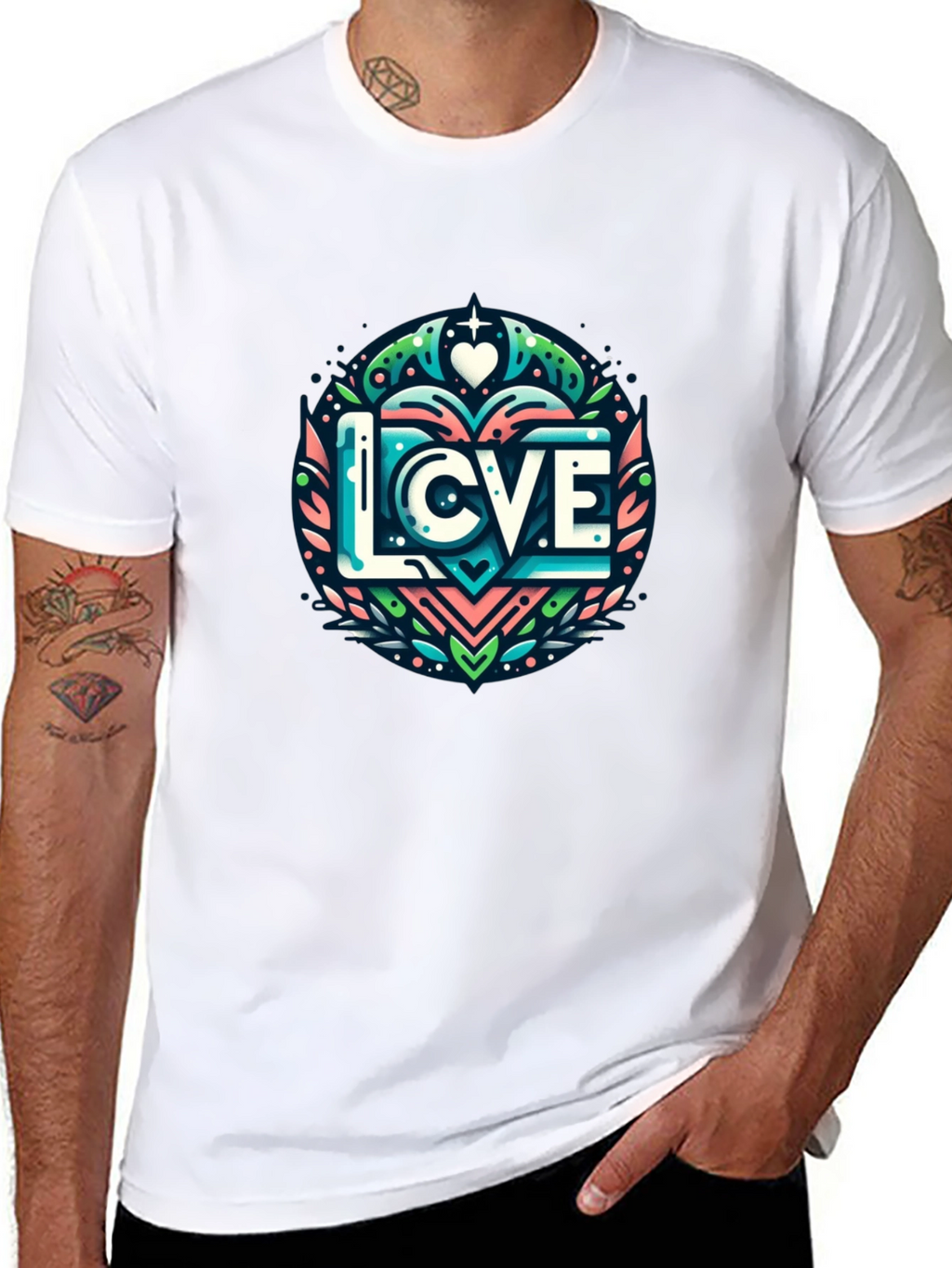 Love Graphic T-Shirt - Cool Design