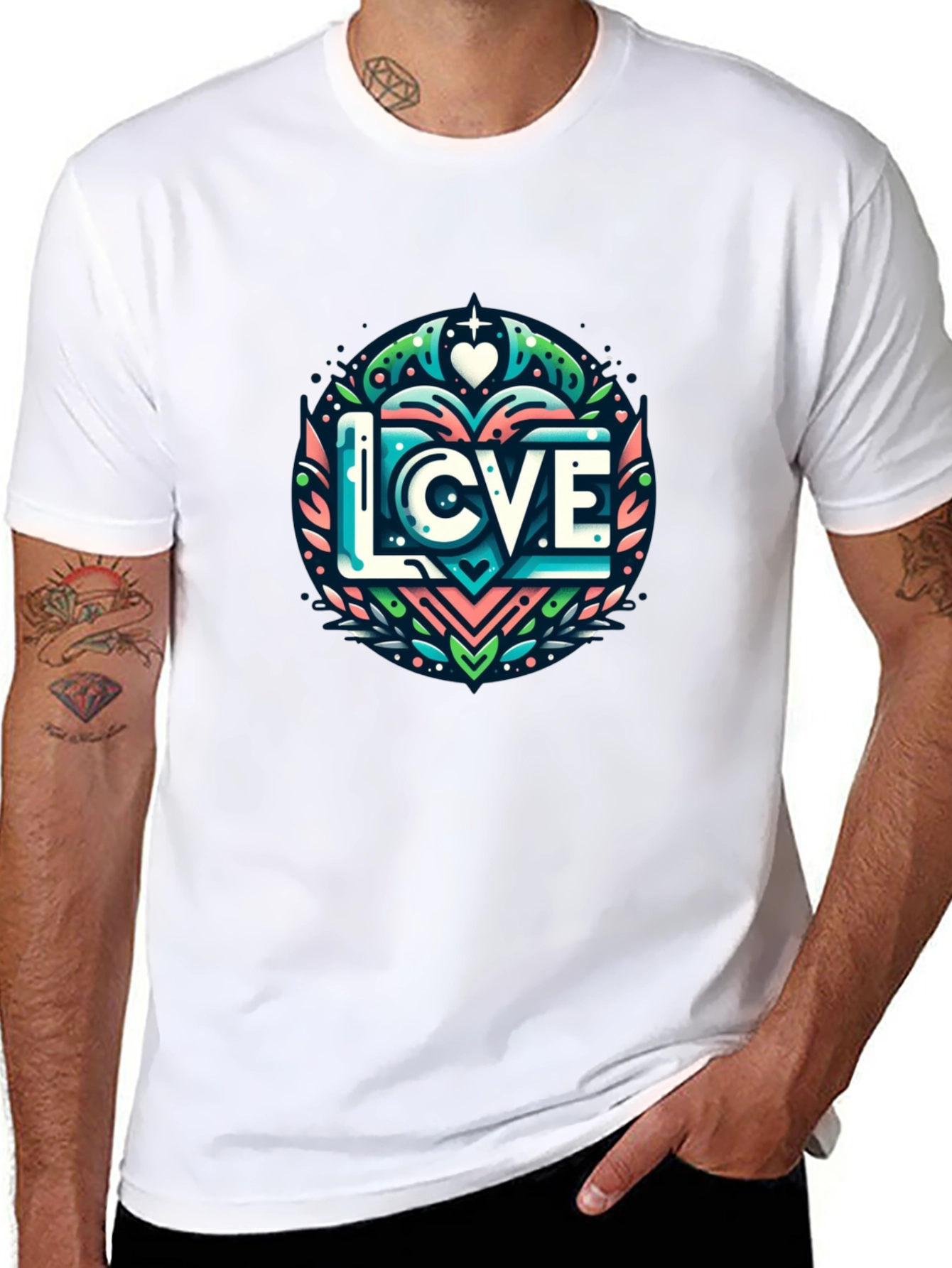 Love Graphic T-Shirt - Cool Design