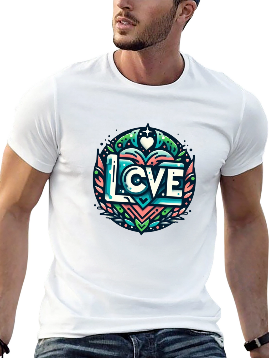Love Graphic T-Shirt - Cool Design
