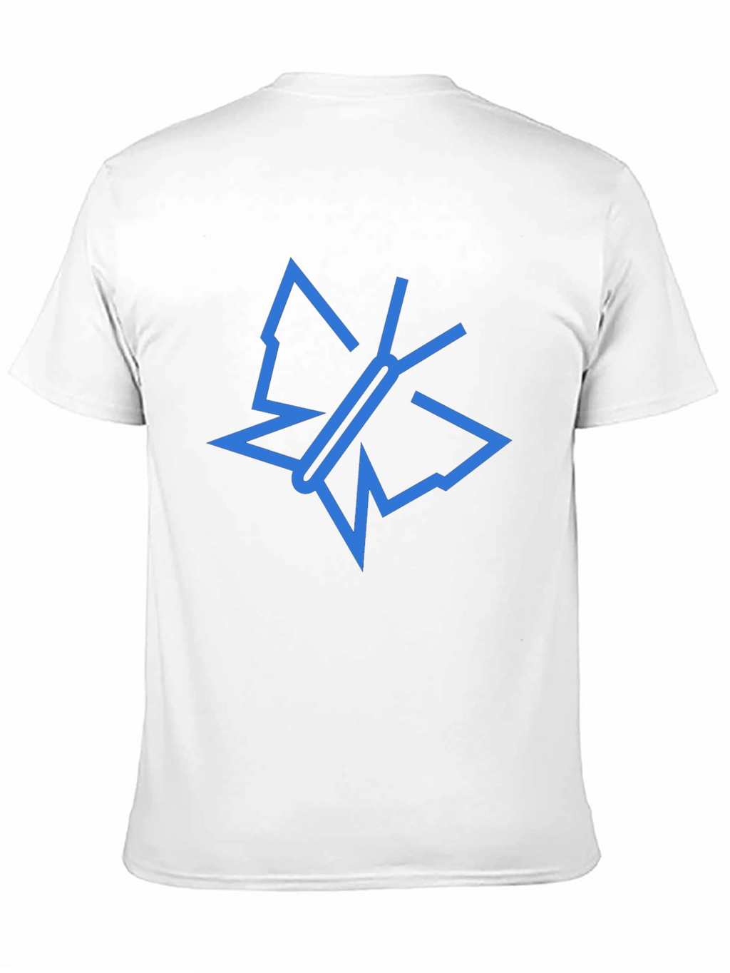 Modern Butterfly Graphic Tee - Black
