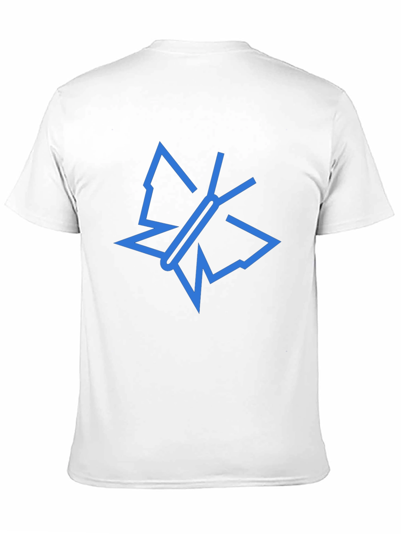 Modern Butterfly Graphic Tee - Black