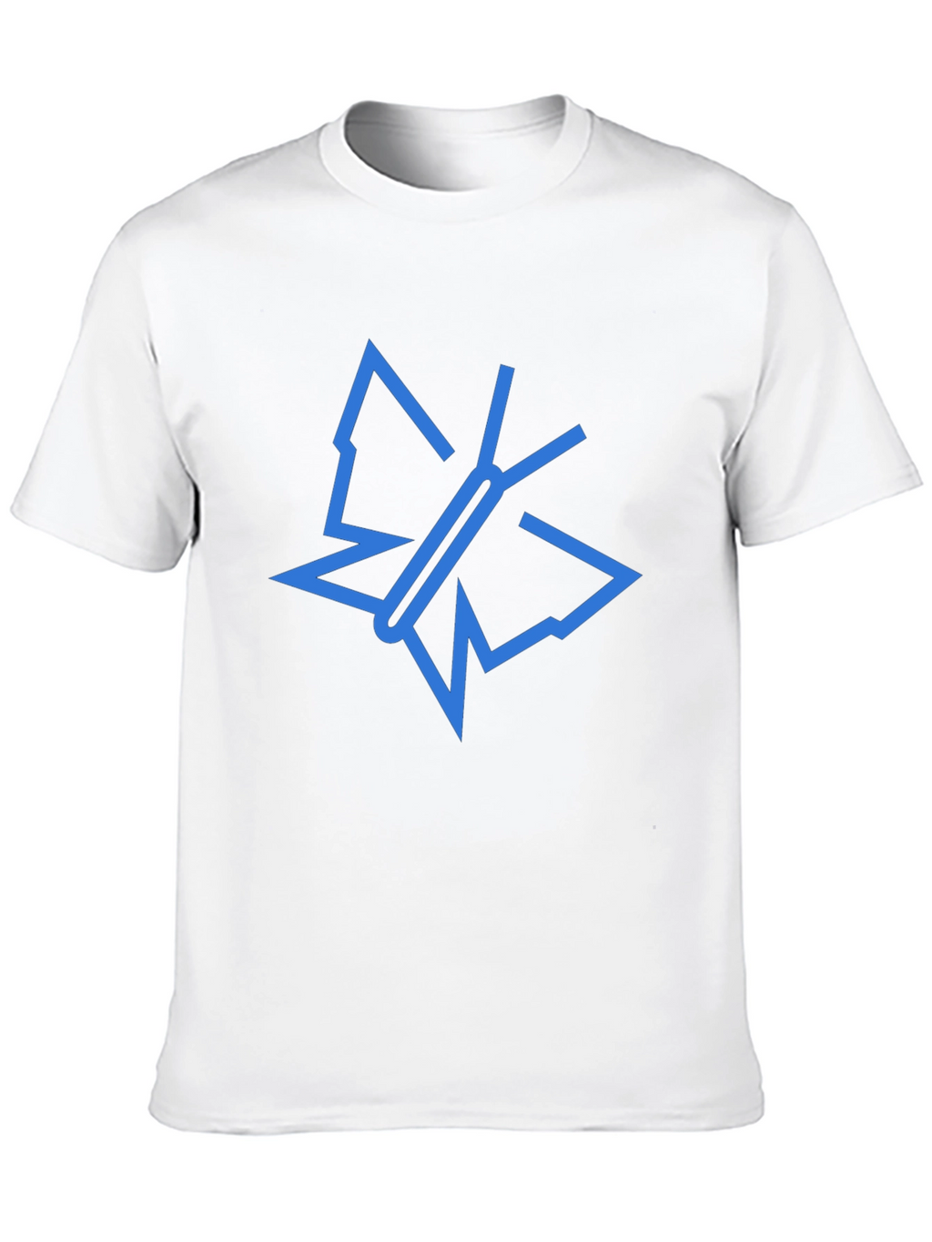 Modern Butterfly Graphic Tee - Black
