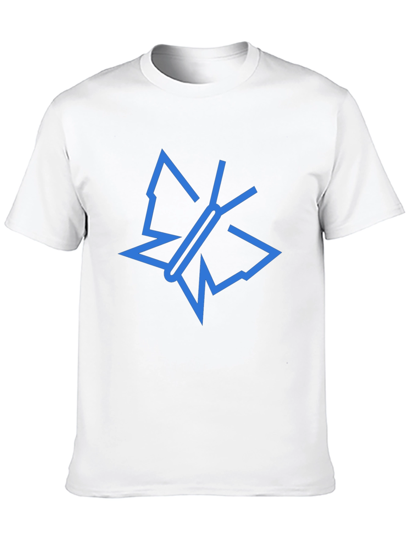 Modern Butterfly Graphic Tee - Black