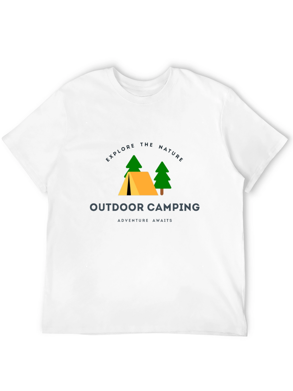 Outdoor Camping Graphic Tee - Explore Nature
