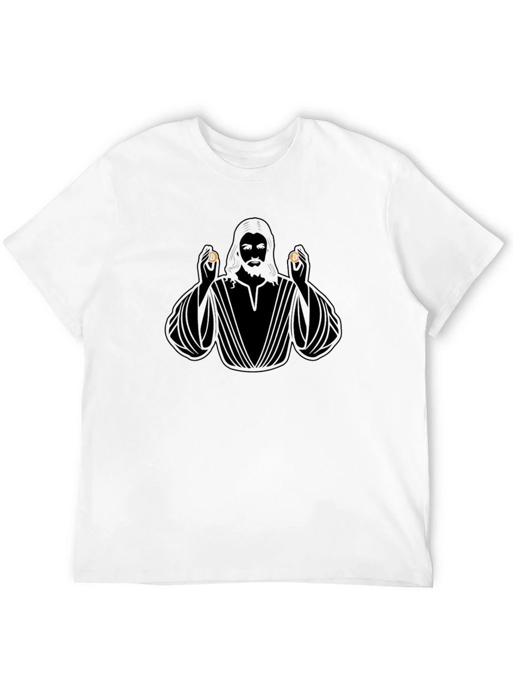 Bitcoin Jesus Black T-Shirt