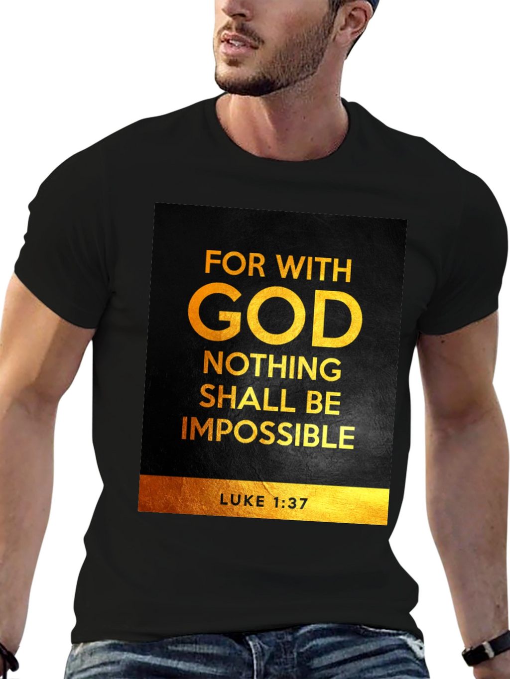 For With God Nothing Shall Be Impossible T-Shirt