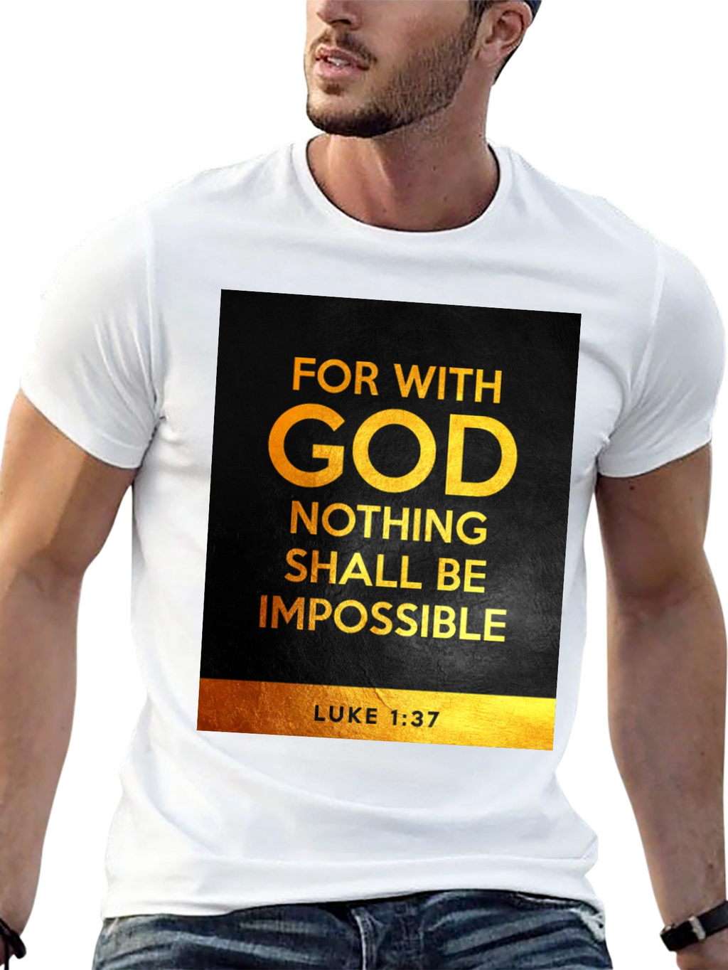 For With God Nothing Shall Be Impossible T-Shirt