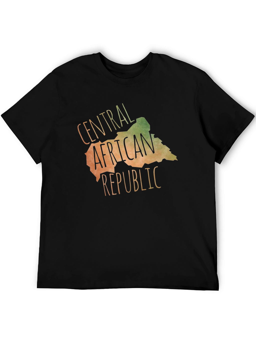 Central African Republic Map T-Shirt