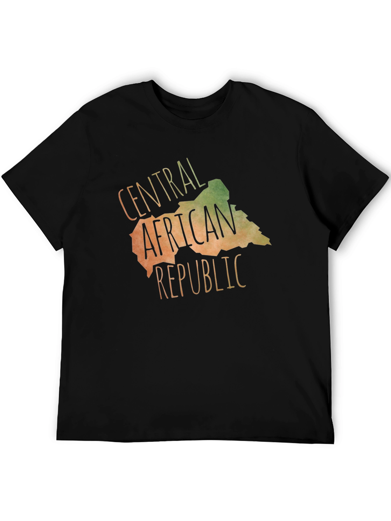 Central African Republic Map T-Shirt