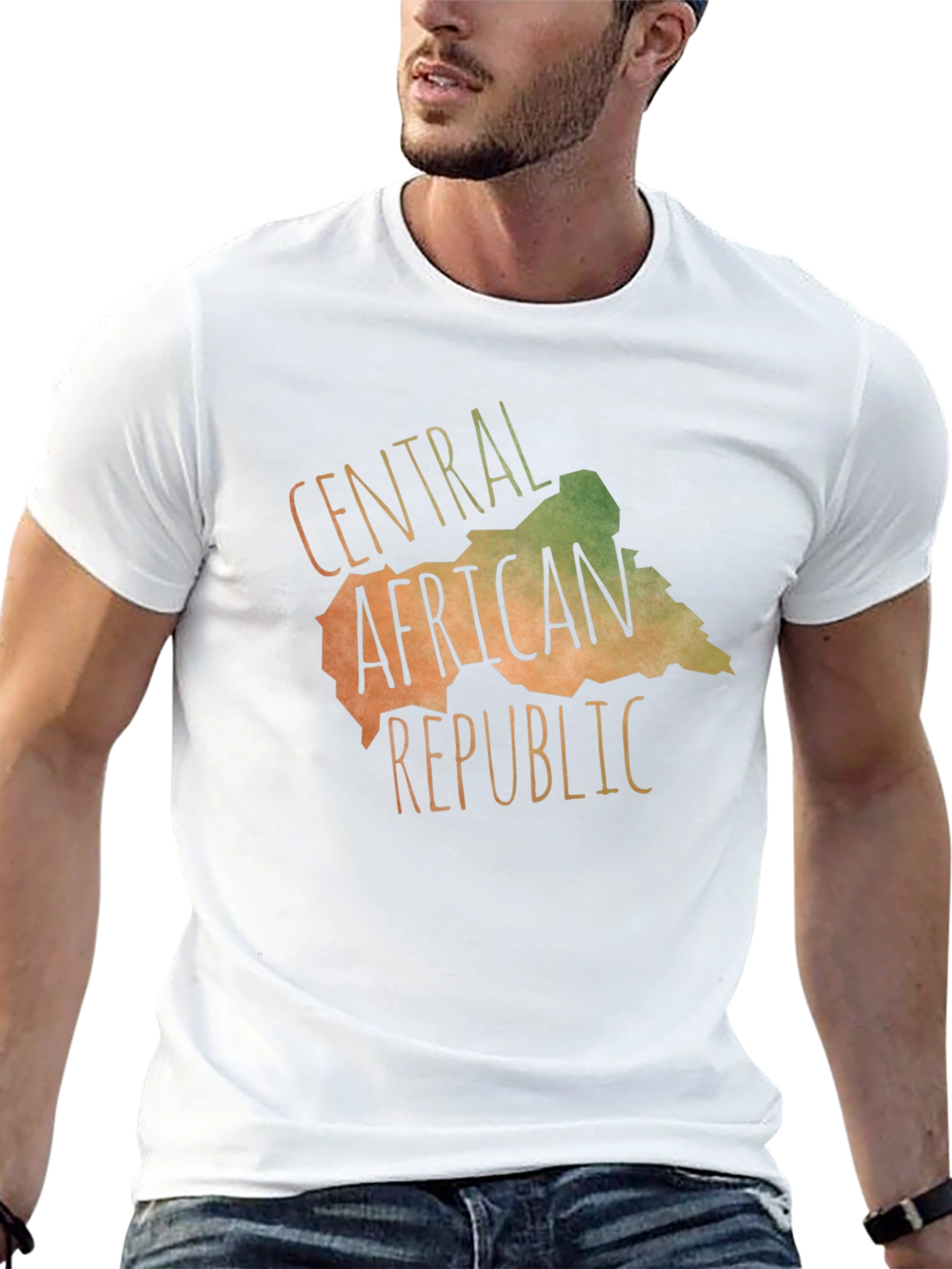 Central African Republic Map T-Shirt