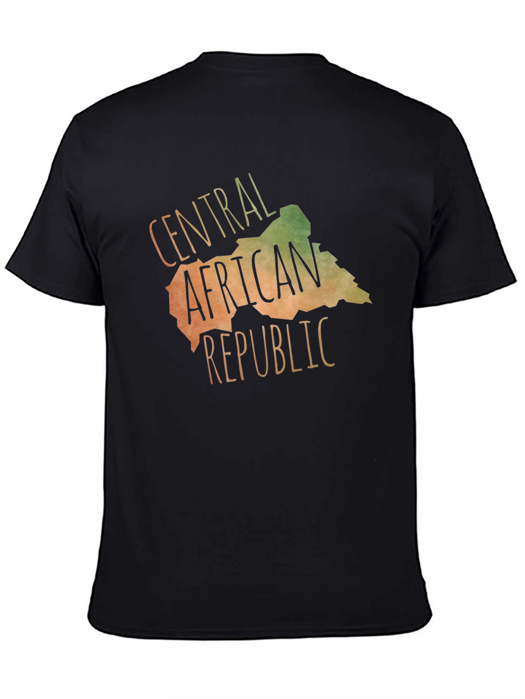Central African Republic Map T-Shirt