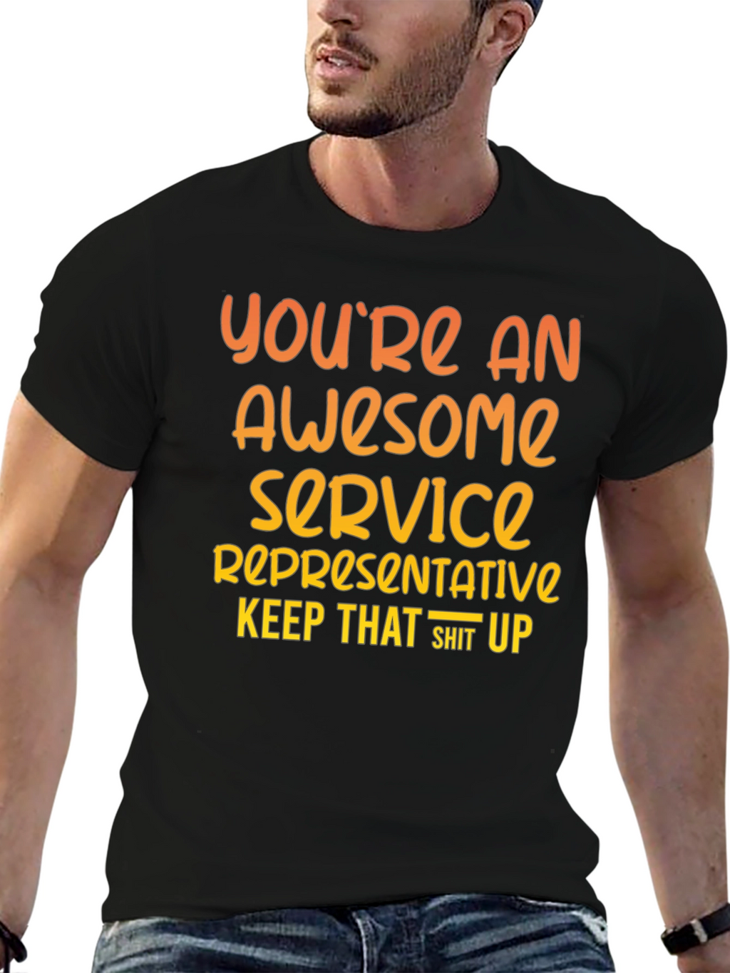 Awesome Service Representative Graphic Tee