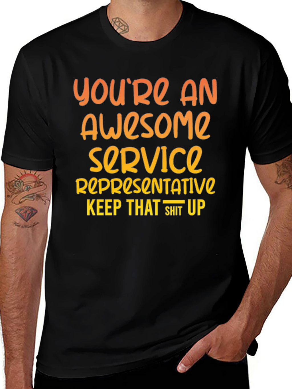 Awesome Service Representative Graphic Tee