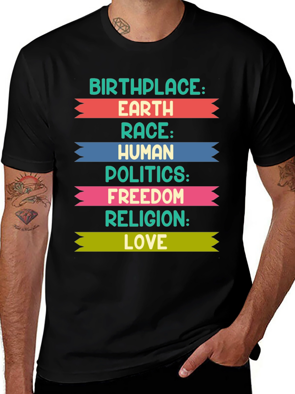 Birthplace Earth Human Equality T-Shirt
