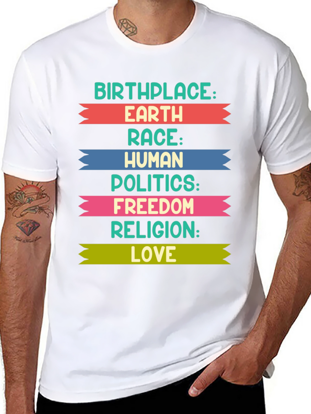 Birthplace Earth Human Equality T-Shirt