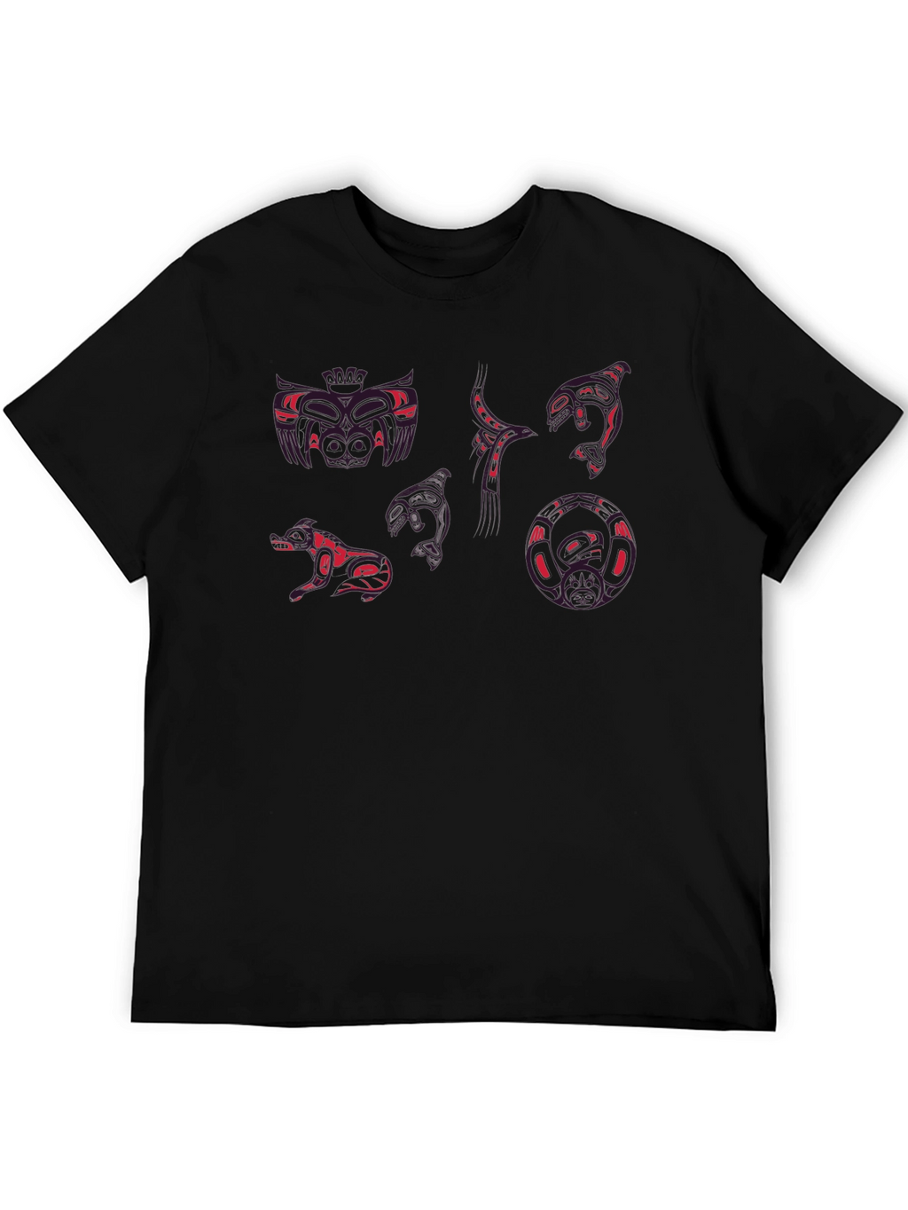 Graphic Print Crew Neck T-Shirt