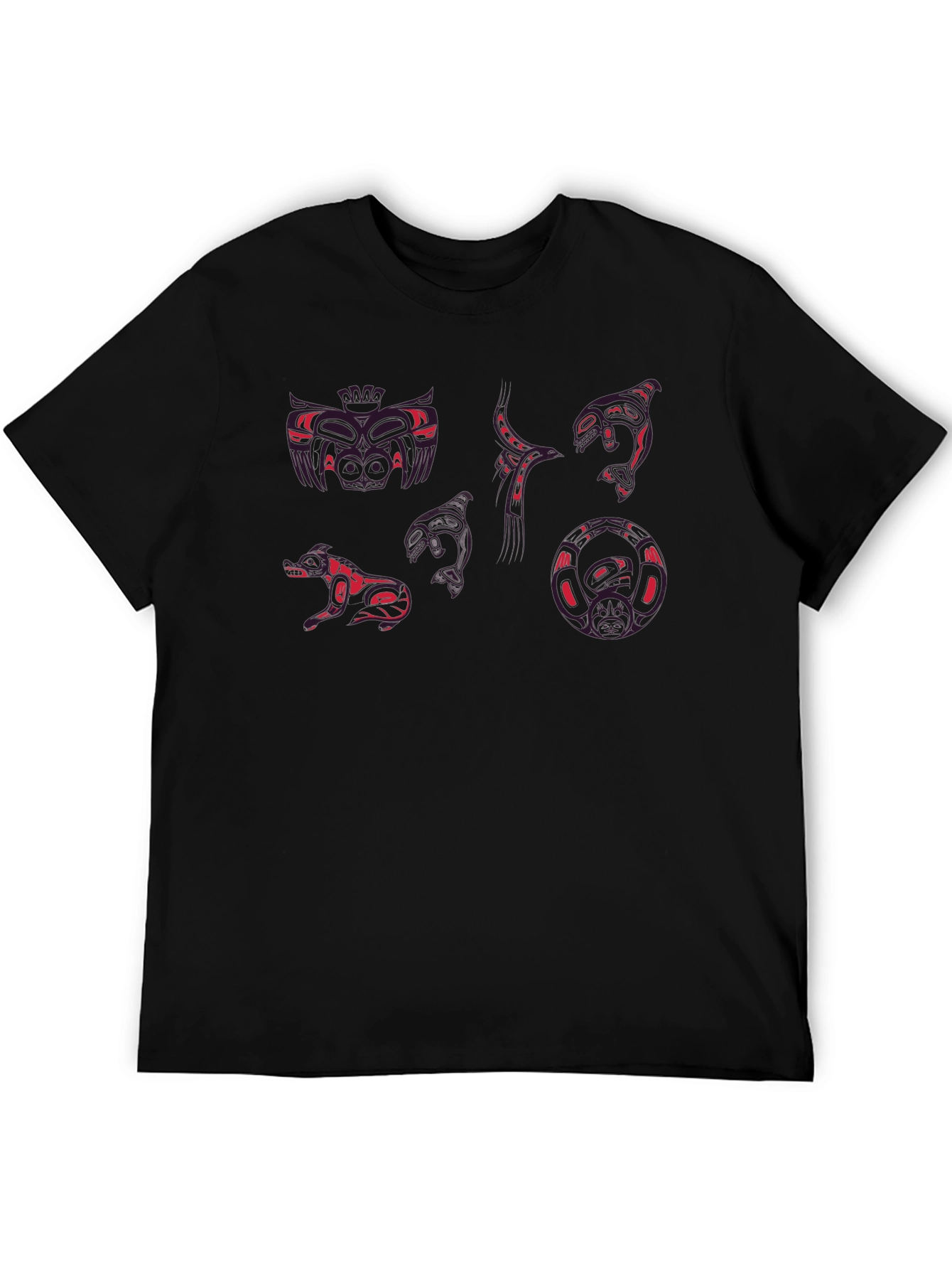 Graphic Print Crew Neck T-Shirt
