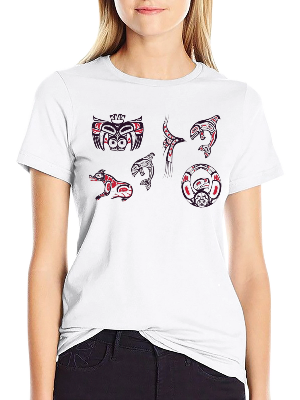 Graphic Print Crew Neck T-Shirt