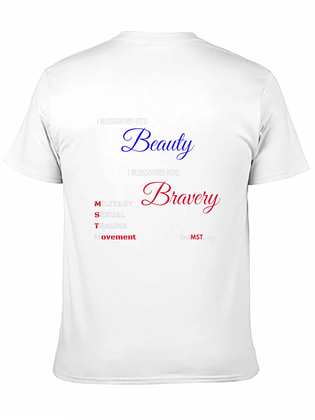 I Blossomed Into Beauty and Bravery Tee